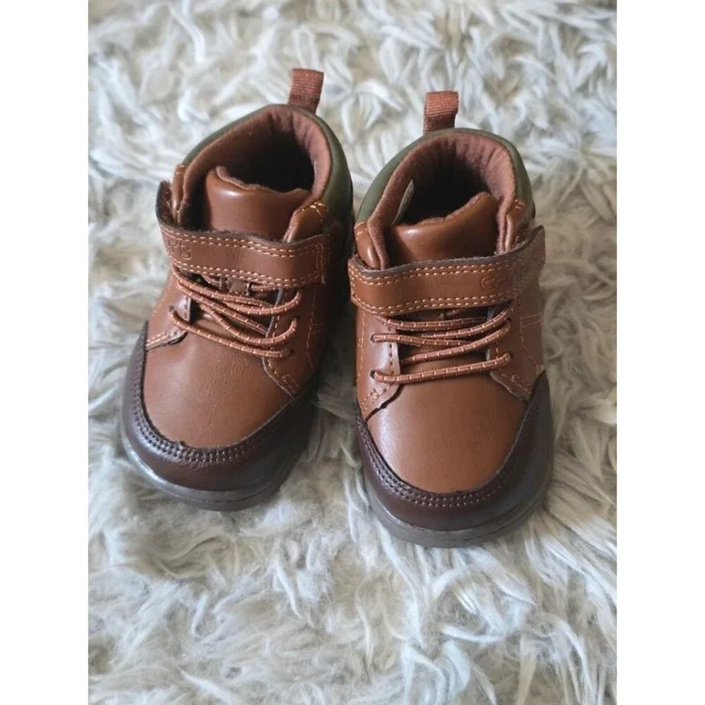 Carter's Boys Brown Boots - Size 3M